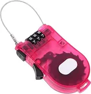 DECOMELODY Secure Snowboard Lock Compact Lock for Mountain Bike Helmets and Outdoor Gear Lightweight Durable for Ski Trips and Travel Luggage