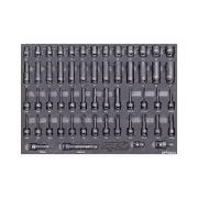 SP Tools 56Pcs 1/2" Drive Eva Toolkit - Including Impact Socket Set SAE Only