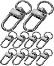 [GAROZATION] Lobster Claw Clasps Keychain Connector Diy Lanyard Kit Zinc Alloy for Pet Dog Tags