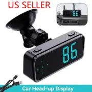 Universal Smart Digital Car HUD GPS Speedometer Head Up Display MPH KMH Compass