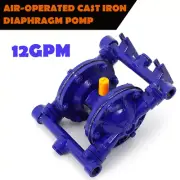 Air Diaphragm Pump Waste Oil Pump Double Diaphragm Pump 12GPM 1/2" Inlet Outlet