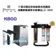 【Gleamous 格林姆斯】K800冷熱雙溫觸控出水廚下型加熱器飲水機搭載【搭愛惠浦QL3-4H2+三道式5微米PP+樹脂軟水+腳架+漏水斷漏器】