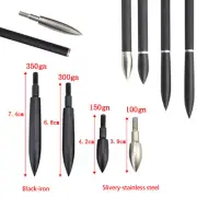 6/12PK Archery Screw Broadhead 100-350Grain Arrowheads Target points Bow Hunting