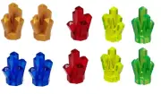 LEGO Crystal Jewel Gem Rocks Assorted 5 Point pt Treasure