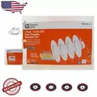 Versatile Color Temperature Selectable Recessed LED Downlight 4 Pack - 9W