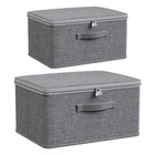 Storage Box With Lock Fabric Storage Lockable Organizer Box For Clothes