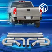 8Pcs 3" OD Custom Mild Steel Exhaust Tubing Mandrel Bend Straight Pipe Kits