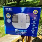 HoMedics Total Comfort Ultrasonic Humidifier UV-C Technology With Remote NIB