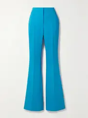[AKRIS] AKRIS - Farid Wool-blend Flared Pants - Azure - US6 US 6 Blue