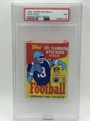 1985 Topps Football Wax Pack Howie Long Back PSA 7 NM possible Dent Moon RC