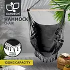 Gardeon Hanging Hammock Chair Outdoor Portable Hammocks Tassel Grey