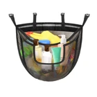 Mesh Organizer Basket with Hook Bath Toy Holder Storage Containers Bathroom