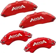 AOOA Racing Caliper Covers Red with White Logo Brake Caliper Covers Fit for Buick Envision 2021-2024（front and rear）