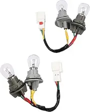 Magimaker 2PCS 92451-4C500 Rear Tail Light Bulb Socket Wire Harness Compatible with Kia Optima 2014 2015 Replace 924514C500 Taillight Lamp Socket Wiring Harness (2PCS)