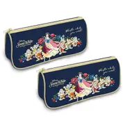 2x Disney Snow White Whistle Themed School/Office Stationery Pencil Shaped Case