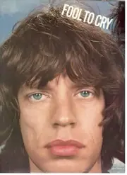THE ROLLING STONES "FOOL TO CRY" SHEET MUSIC-PIANO/VOCAL/CHORDS-1976-NEW ON SALE