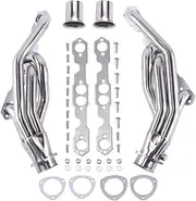 liwei store 201 Stainless Steel Exhaust Manifold Compatible With Chevy 1988-1995 Truck 305 350 5.7L Compatible With GMC