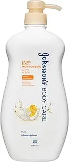 Johnson's Body Care Extra Rich Moisturising Cream Body Wash 1L | For dry to very dry skin| Intensely nourishes & gently cleanses|provides 24hr moisturisation| reduce skin flakiness and dryness