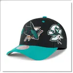 【ANGEL NEW ERA】MITCHELL & NESS MN NHL 聖荷西 鯊魚 多LOGO 經典黑 雙色 老帽