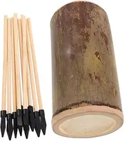 Traditional Bamboo Tube Tossing Game Set Fake Arrows Bows for Girls Outdoor Games Outdoor Toys Teaching Supplies Buckets