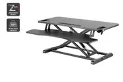 Ergolux Pro Height Adjustable Sit Stand Desk Riser 95cm (Black)