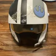 Disney Parks Star Wars Galaxy's Edge White Poe X-Wing Pilot Helmet For Kids New