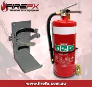 9KG ABE Fire Extinguisher & Galvanized Bracket