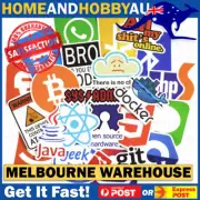 50pcs Laptop Stickers Coder Hacker Geek Linux Open Source Startup Sticker Set