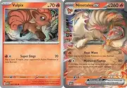 Ninetales ex 038/165 - Pokemon 151 - Double Rare - Evolution 2 Card Set - Vulpix