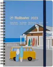 Delfonics - 2023 Rollbahn Spiral-Bound Diary - Bayside - A5 - A