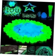 Aquarium Rocks Glow in The Dark Pebbles for Fish Tank Glow Pebbles Green and