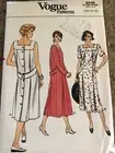 VOGUE #9248 - LADIES LOOSE SQUARE NECKLINE (3 STYLE) DRESS PATTERN 14-18 FF