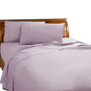 Lilac Percale Fitted Sheet Set