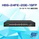 [昌運科技] HBS-24FE-2GE-1SFP 24埠 100M 1000M FE PoE 網路交換機 交換器