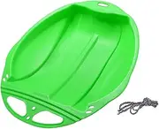 Perfeclan Snow Sled Snow Luge Winter Toy Grass Sand Sliding Sled Toboggan Heavy Duty with Handle Sleigh Large Downhill Sled for Kids