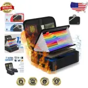 Fireproof Waterproof File Storage Bag with Combination Lock - Ultimate Security