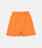 [Jade Swim] Jade Swim Mika sheer cotton shorts S/M orange