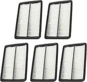 Car Cabin Air Filter，Compatible For Mazda ，CX-5 2.0L 2013-2016 Auto Filters Carbon Fiber CA11259 PE07-13-3A0 PE07-13-3A0A PEAR-13-3A0(5pc)