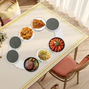 Rotating Dining Table Tray Non Skid Lazy Susan Convenient Rotating Food Plat LR1