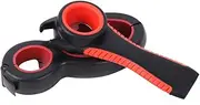 Haofy Multifunction 5‑in‑1 Bottle Opener, Pack of 2 Jar Lid Opener, Multi Bottle Can Kit Kitchen Gadget for Home Use Black+Red