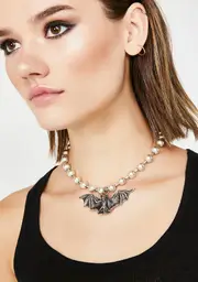 Bite Me Bat Necklace