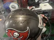Jon Gruden & Clayton Authentic Riddell Full Size Autographed Buccaneers Helmet