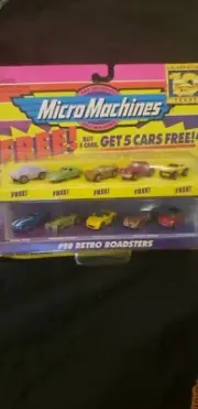 Micro Machines 1996 #20 Retro Roadsters New/Unopened