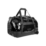 Tatonka Heavy Duty Nylon Barrel Roller M/60L Wheeled Outdoor Travel Black Gloss