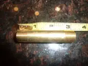 Brass Threaded Pipe Nipples LOT OF 25 1/2" NEW