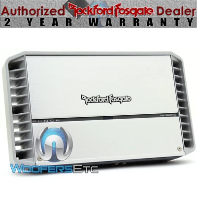 ROCKFORD FOSGATE PM1000X1BD MARINE BOAT CAR 1 CH 2000W MAX SUBWOOFERS AMPLIFIER