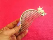 Fox silver hair comb