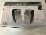 NEW In Box Bose Companion 2 Desktop Laptop PC Computer Speakers Silver