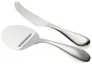 New Yamazaki Tantalyn Glossy 2 pc Cheese Serving Set Slicer and Knife Gift Boxed