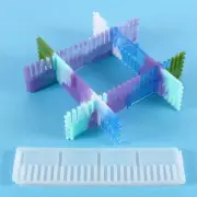 for Creative Comb Shape Frame Silicone Mold Exquisite Crystal Epoxy Resin Mould